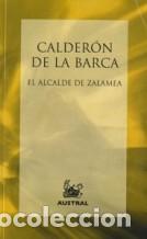 Libros: EL ALCALDE DE ZALAMEA - CALDERON DE LA BARCA - Foto 1
