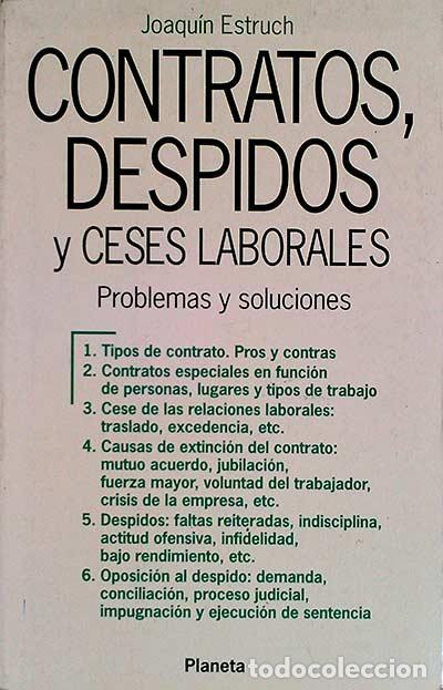 Libros: Contratos, despidos y ceses laborales - Estruch,Joaqu&iacute;n - Foto 1