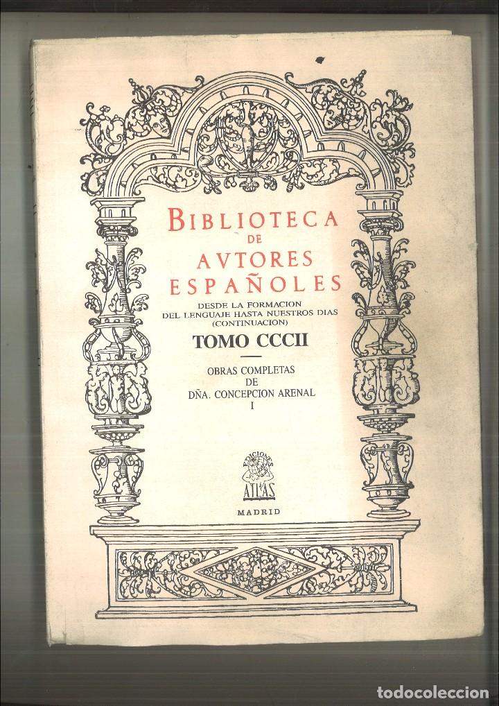 Libros: OBRAS COMPLETAS DE D&Ntilde;A. CONCEPCI&Oacute;N ARENAL. TOMO I. - Foto 1