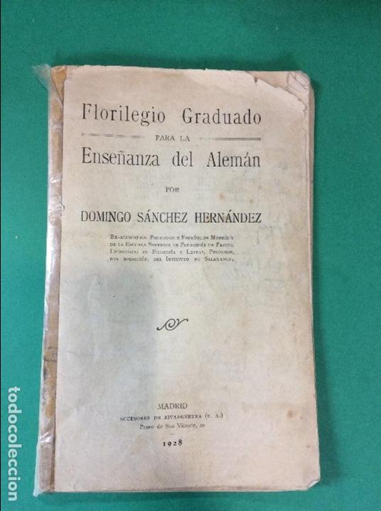 Libros: FLORILEGIO GRADUADO ENSE&Ntilde;ANZA ALEMAN - Foto 1