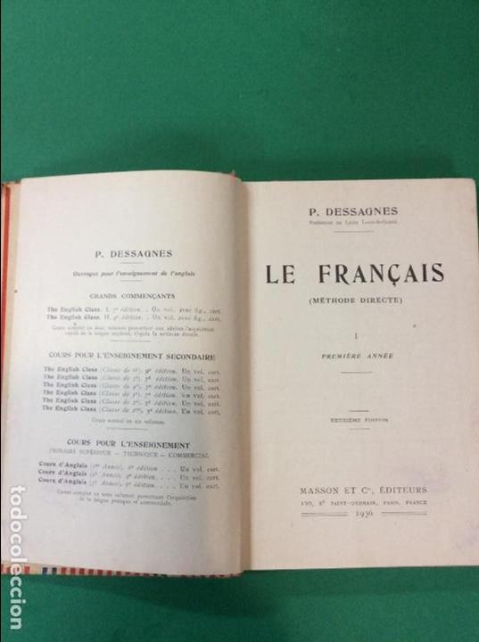 Libros: LE FRANCAIS METODO 1936 - Foto 1
