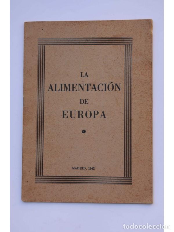 Libros: La alimentaci&oacute;n en Europa - AN&Oacute;NIMO - Foto 1