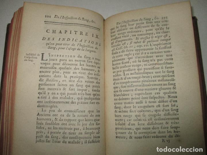 Libros: TRAIT&Eacute; DES EFFETS ET DE L?USAGE DE LA SAIGN&Eacute;E. - QUESNAY. - Foto 6