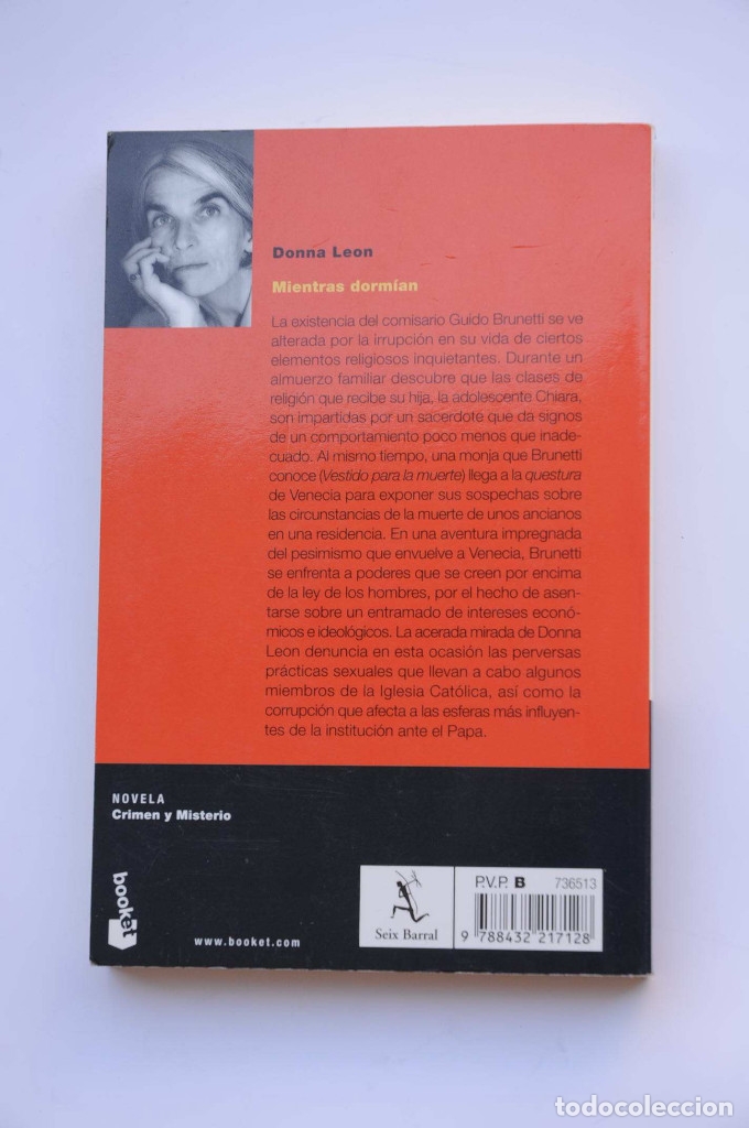 Libros: Mientras dorm&iacute;an - LEON, Donna - Foto 3