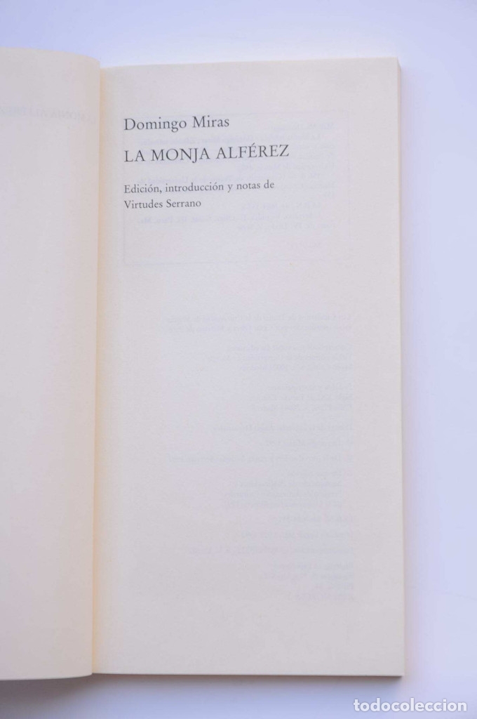 Libros: La monja alf&eacute;rez - MIRAS, Domingo - Foto 2