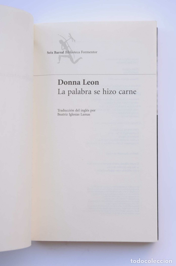 Libros: La palabra se hizo carne - LEON, Donna - Foto 2