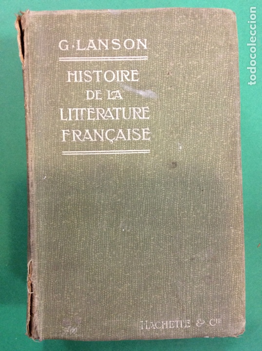Libros: HISTOIRE DE LA LITTERATURE FRAN&Ccedil;AISE - Foto 1