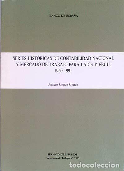 Libros: Series hist&oacute;ricas de contabilidad nacional - VVAA - Foto 1