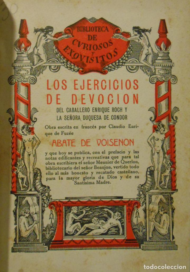 Libros: FUZEE, Enrique de.- - Los Ejercicios de Devoci&oacute;n del Caballero Enrique Roch y la Se&ntilde;ora Duquesa de C - Foto 1