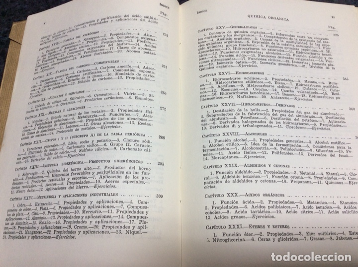 Libros: QUIMICA GENERAL, / ONOFRE MENDIOLA RUIZ -ED. 1963 - Foto 6
