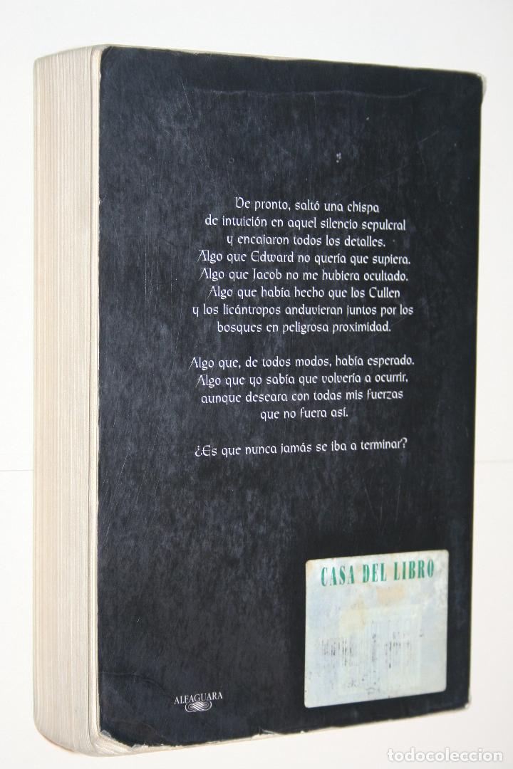 Libros: ECLIPSE (Stephenie Meyer) *** LIBRO FICCION *** - Foto 2