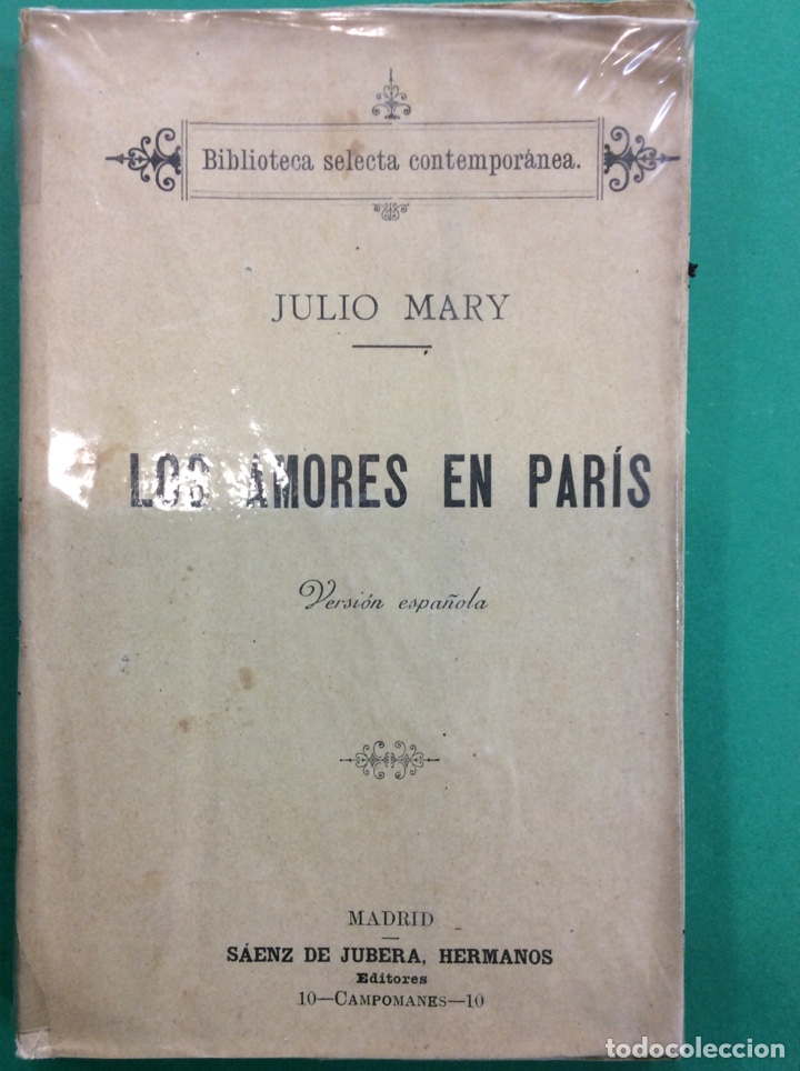 Libros: LOS AMORES EN PARIS - Foto 1