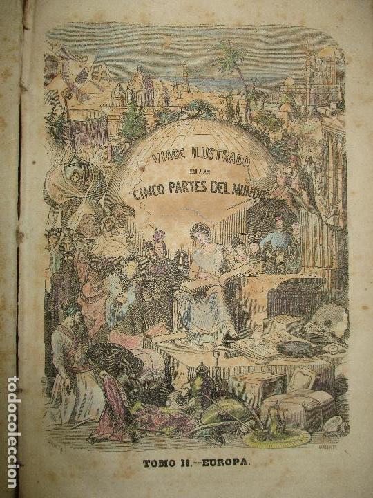 Libros: VIAGE ILUSTRADO EN LAS CINCO PARTES DEL MUNDO. - Foto 7