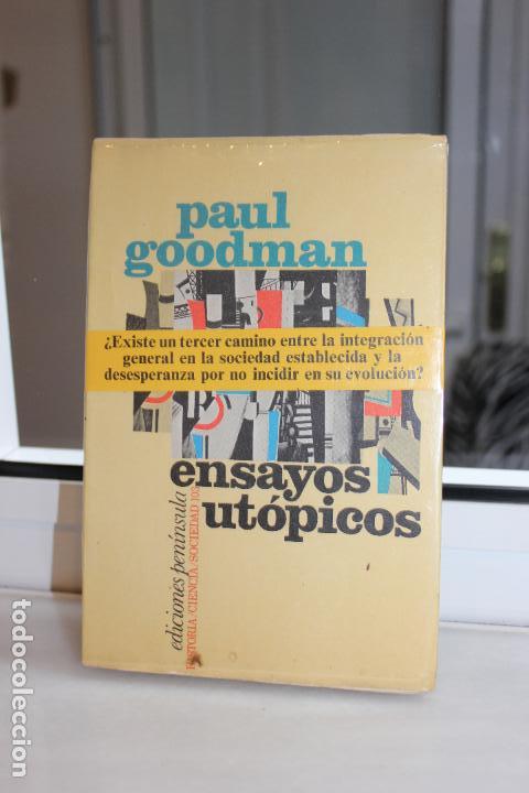 Libros: ENSAYOS UTOPICOS, PAUL GOODMAN. EDICIONES PENINSULA 1973 1&ordf; EDICION - Foto 1