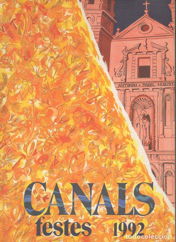 Libros: CANALS. LLIBRE DE FESTES.1992. - ANONIMO. - Foto 1