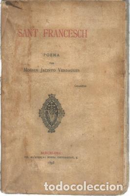 Libros: Sant Francesch. Poema - VERDAGUER, JACINTO - Foto 1