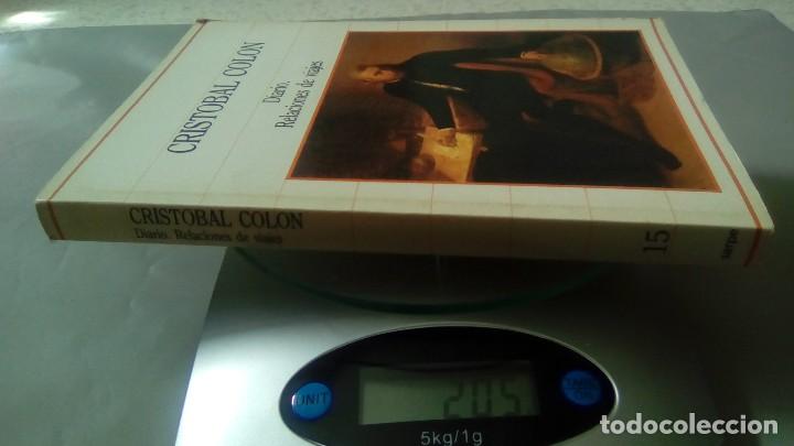 Libros: CRISTOBAL COLON. DIARIO. RELACIONES DE VIAJES - Foto 4