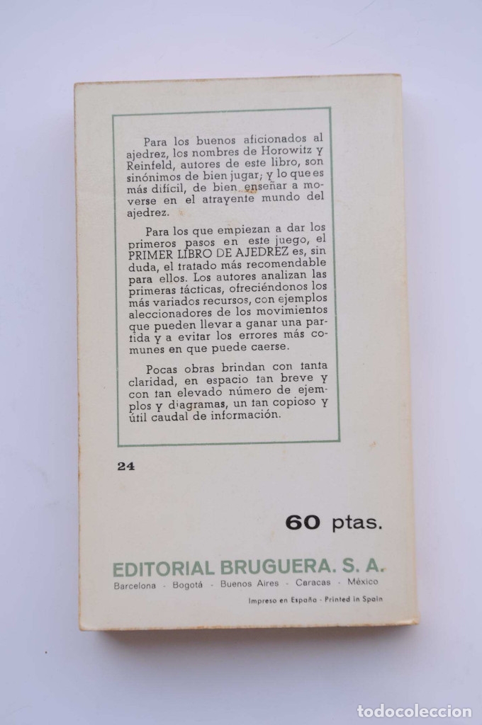 Libros: Primer libro de ajedrez - HOROWITZ, I. A y REINFELD, Fred - Foto 4