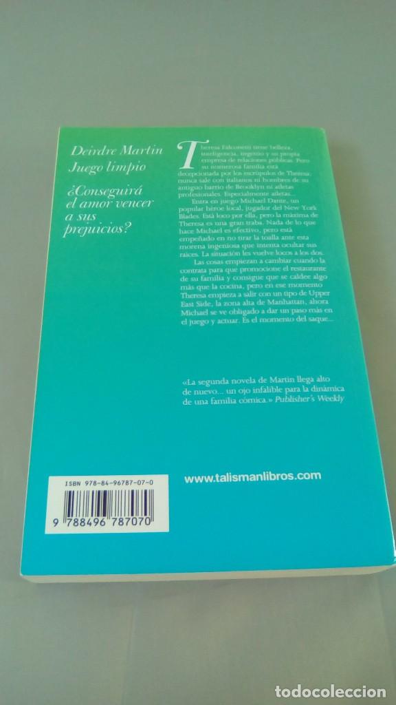 Libros: JUEGO LIMPIO.- DEIRDRE MARTIN - Foto 2