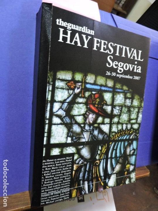 Livros em segunda m&atilde;o: The Guardian hay festival Segovia 26-30 septiembre 2007.