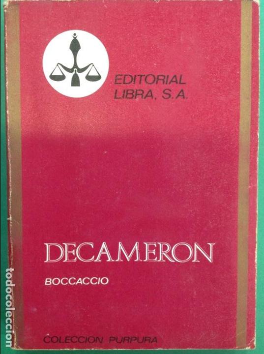 Libros: DECAMERON - BOCCACIO, COLECCION P&Uacute;RPURA - Foto 1