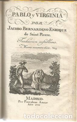 Libros: Pablo y Virginia - JACOBO BERNARDINO ENRIQUE - Foto 1
