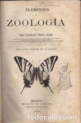 Libros: Elementos de zoologia - PEREZ ARCAS, LAUREANO - Foto 1