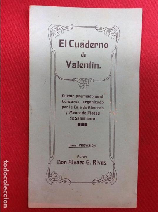 Libros: El cuaderno de Valent&iacute;n don alvaro g. rivas - Foto 1