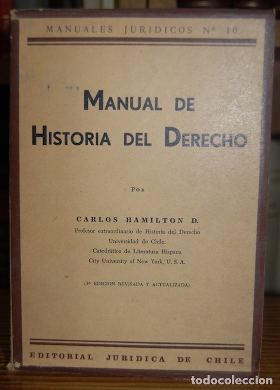 Libros: MANUAL DE HISTORIA DEL DERECHO - HAMILTON, Carlos - Foto 1