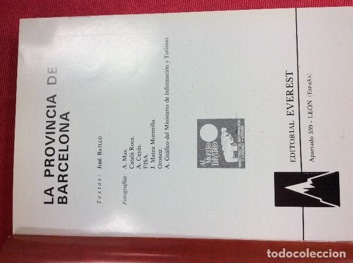 Libros: La Provincia De Barcelona Jos&eacute; Batll&oacute; - Foto 3