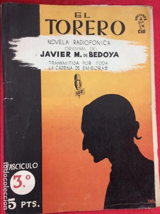 Libros: El Torero Novela Original de Javier M. de Bedoya - Foto 1