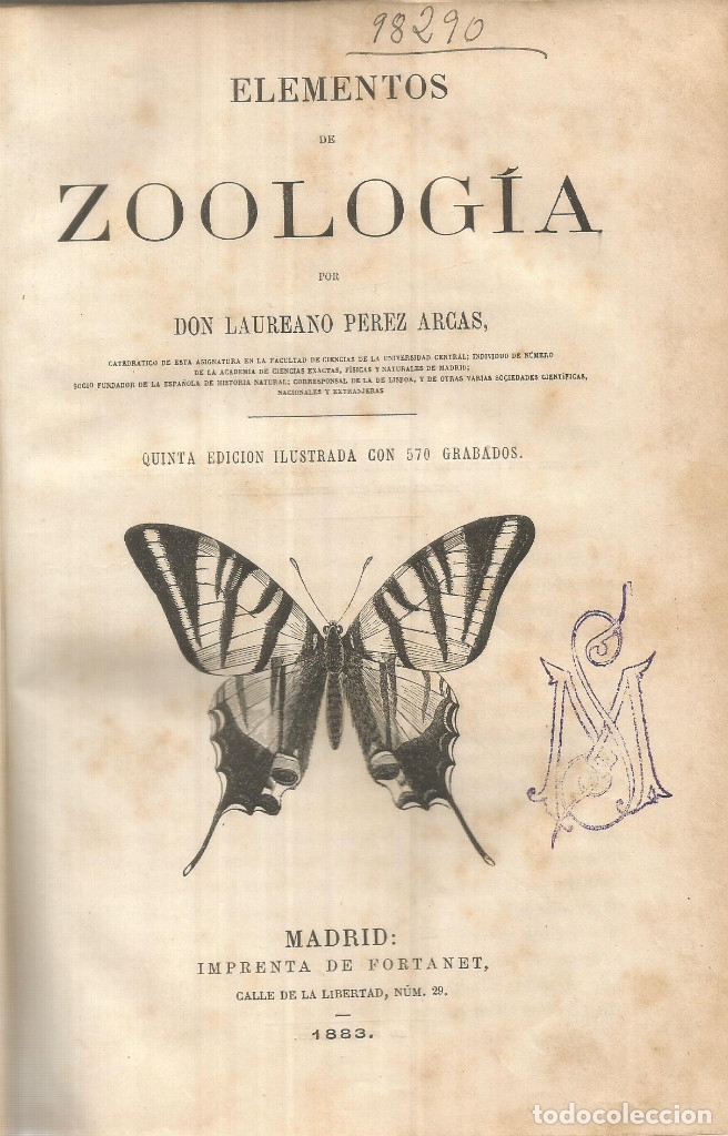 Libros: Elementos de zoologia - PEREZ ARCAS, LAUREANO - Foto 2