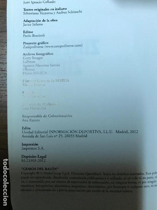 Libros: Zidane al detalle. Marca. Genios del bal&oacute;n. La muleta. 2012 - Foto 3
