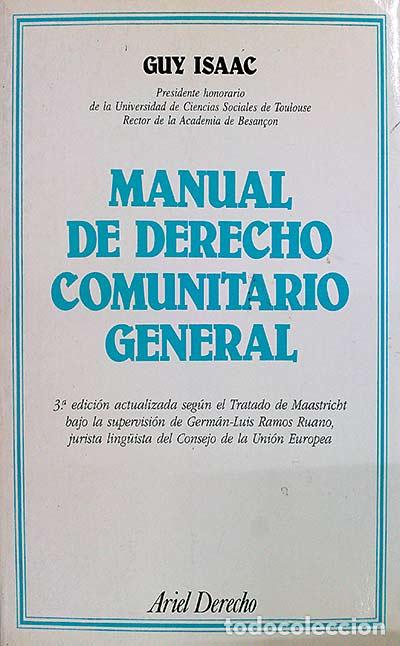 Libros: Manual de derecho comunitario general - Isaac, Guy - Foto 1