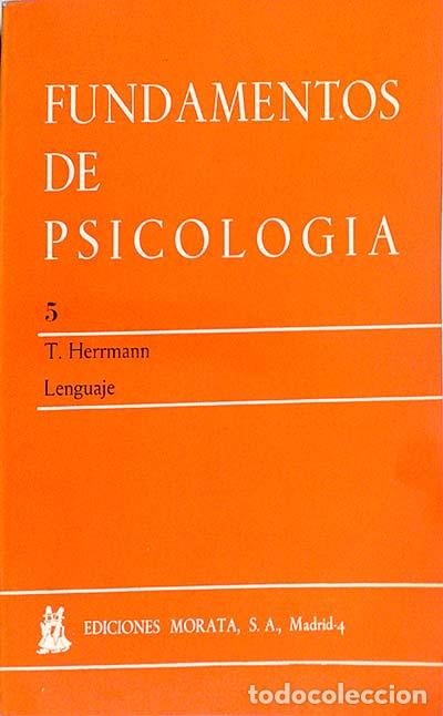 Libros: Fundamentos de psicolog&iacute;a - Herrmann, T. - Foto 1