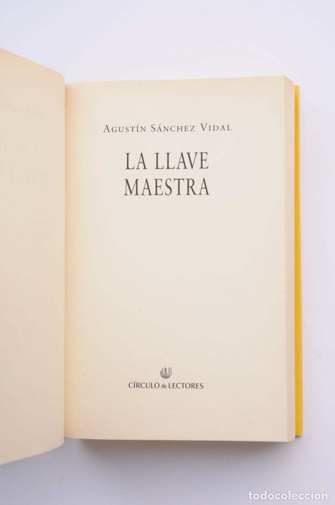 Libros: La llave maestra - S&Aacute;NCHEZ VIDAL, Agust&iacute;n - Foto 3