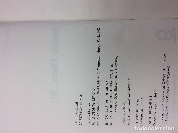 Libros: 70 SUTTON PLACE - JOSEPH DI MONA - Foto 2