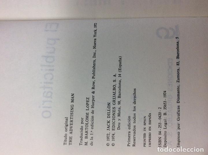 Libros: EL PUBLICITARIO - JACK DILLON - Foto 3
