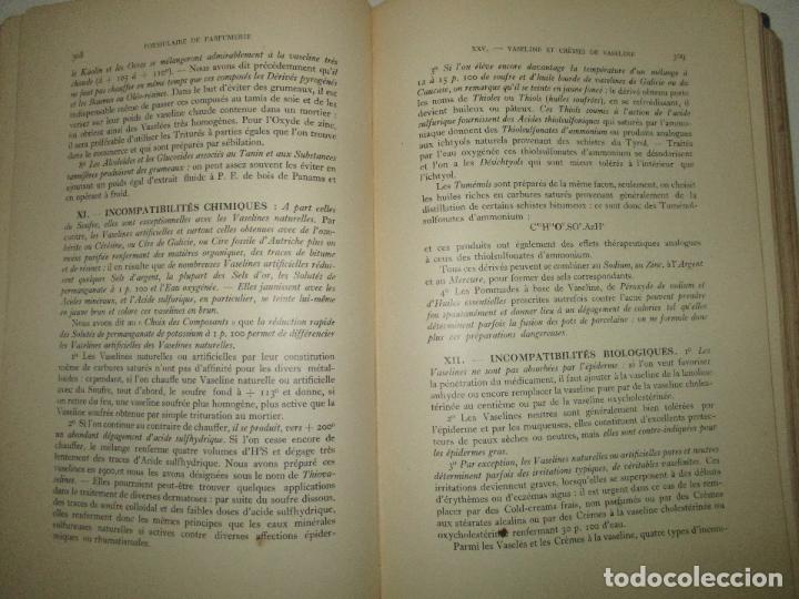 Libros: FORMULAIRE DE PARFUMERIE. - CERBELAUD, Ren&eacute;. - Foto 6