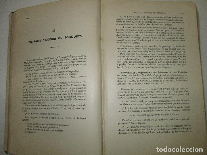 Libros: FORMULAIRE DE PARFUMERIE. - CERBELAUD, Ren&eacute;. - Foto 8