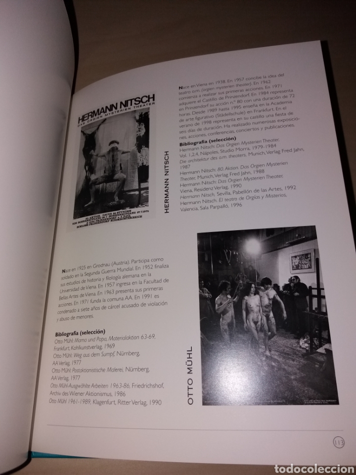 Libros: HERMANN NITSCH - OTTO MÜHL - GÜNTER BRUS - RUDOLF SCHWARZKOFLER - Foto 16 - 122208379