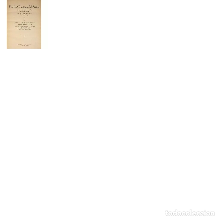 Libros: JOS&Eacute; DE LA CRUZ HERRERA - POR LOS CAMINOS DEL ATICA - Foto 1