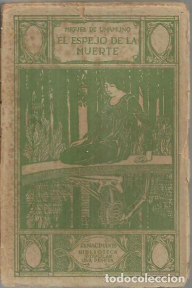 Libros: EL ESPEJO DE LA MUERTE. - UNAMUNO, Miguel de. - Foto 1