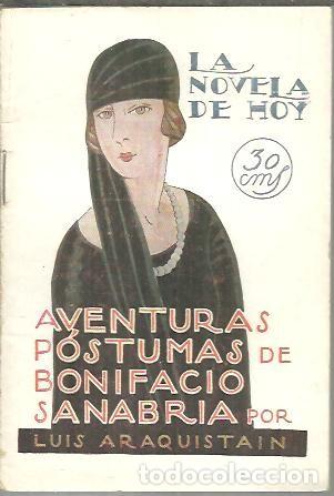 Libros: AVENTURAS POSTUMAS DE BONIFACIO SANABRIA. - ARAQUISTAIN, Luis. - Foto 1