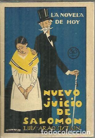 Libros: NUEVO JUICIO DE SALOMON. - ARAQUISTAIN, Luis. - Foto 1