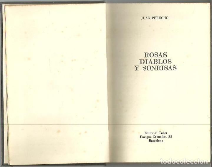 Libros: ROSAS, DIABLOS Y SONRISAS. - PERUCHO, Juan. - Foto 1