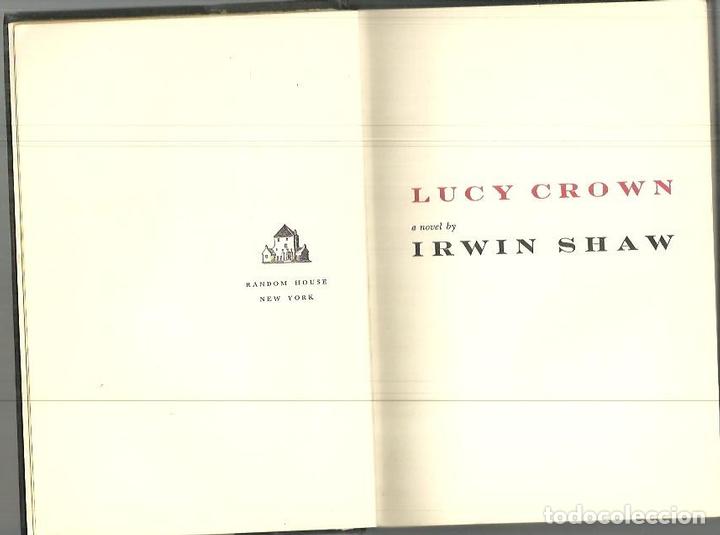 Libros: LUCY CROWN. - SHAW, Irwin. - Foto 1