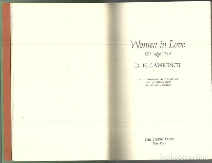 Libros: WOMEN IN LOVE. - LAWRENCE, D. H. - Foto 1