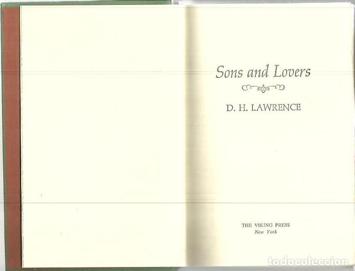Libros: SONS AND LOVERS. - LAWRENCE, D. H. - Foto 1