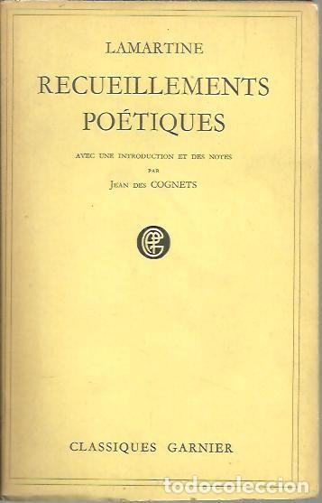Libros: RECUEILLEMENTS POETIQUES. - LAMARTINE. - Foto 1